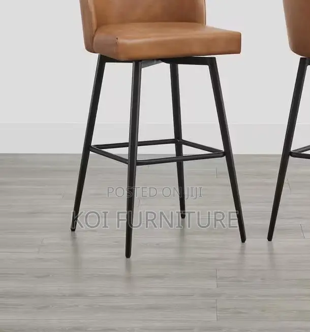 Barstools; Leather Classical Barstools
