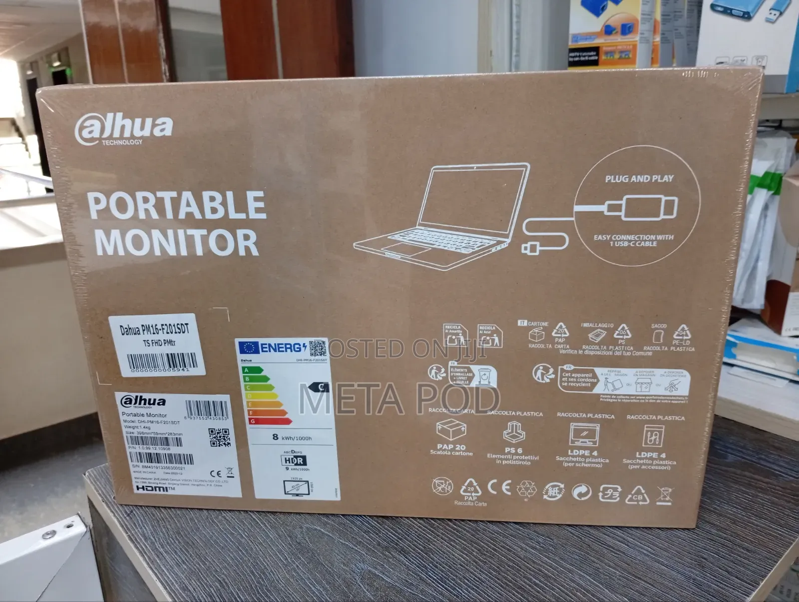 Dahua Portable Monitor Pm16-F201sdt