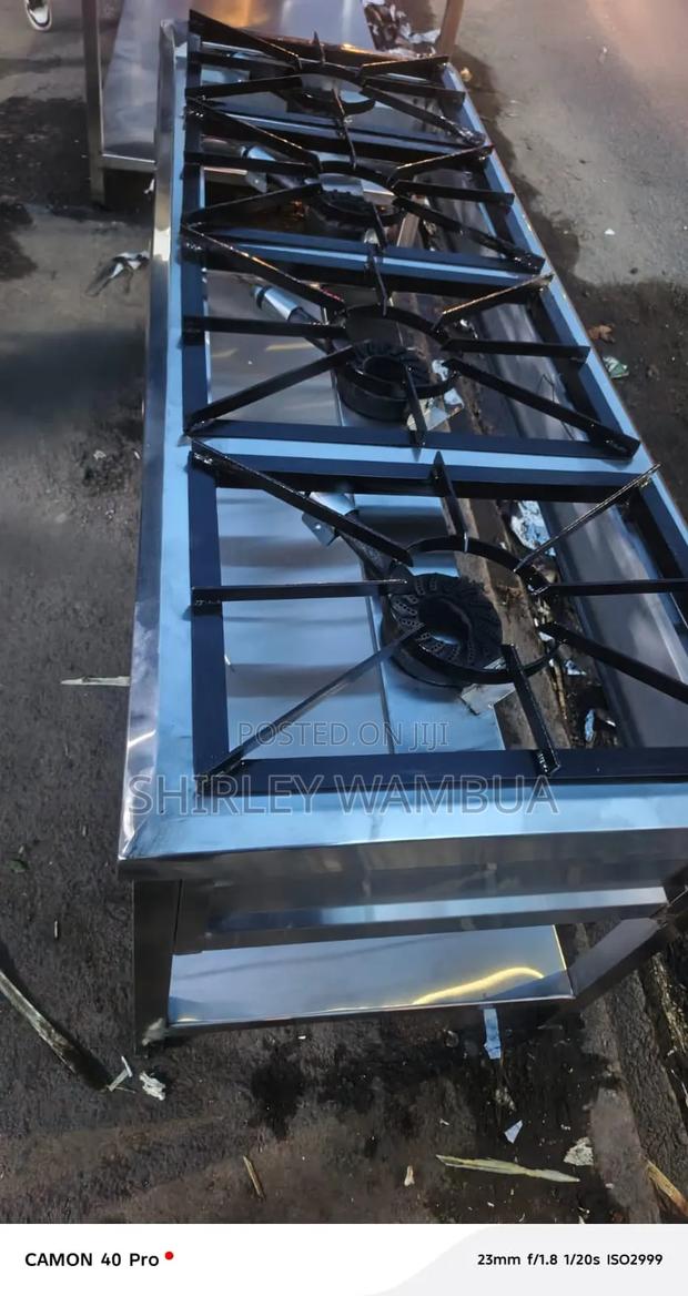 Four Burner Stainless Steel