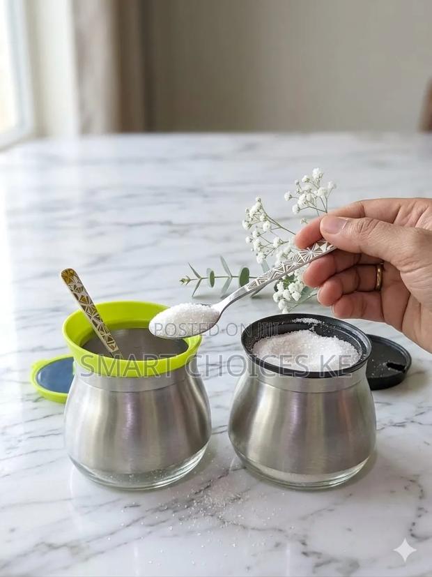 Glass Steel Sugar Dish - thumbnail 3