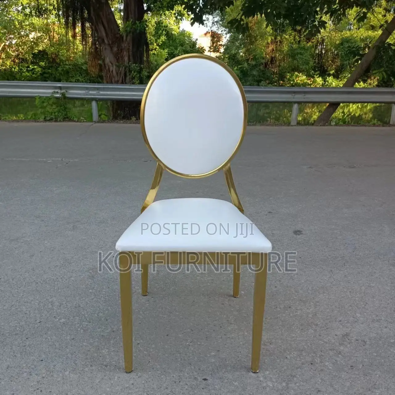Dining Chairs; Armless Golden Home Dining Chairs