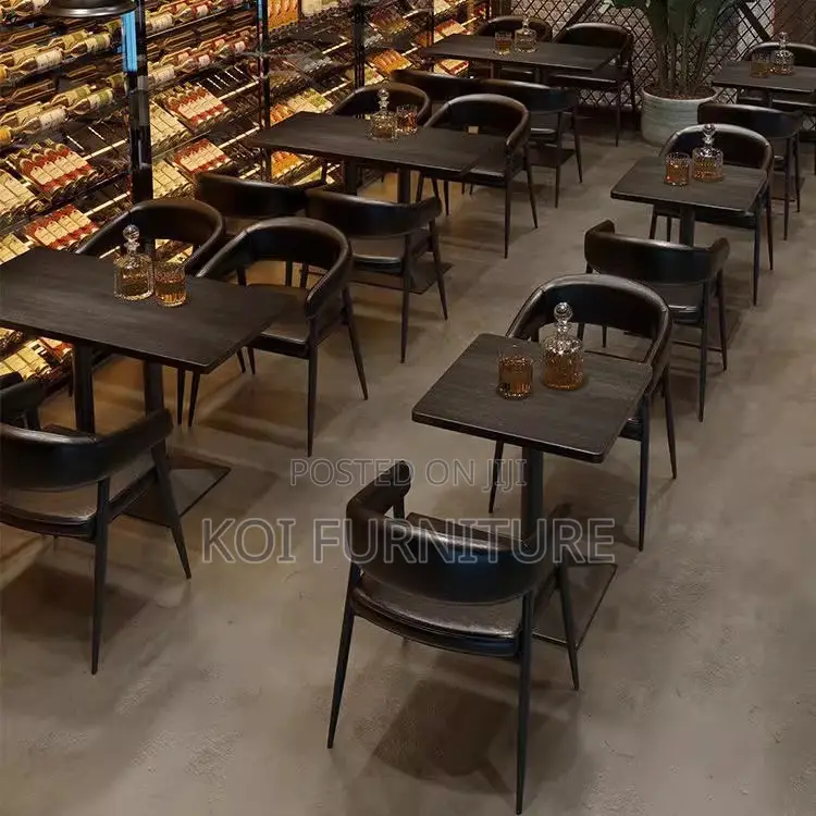 Home Chairs; Black Style Restaurant Home Chairs