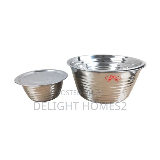 Steel Line Bowl With Lid_b - thumbnail 2