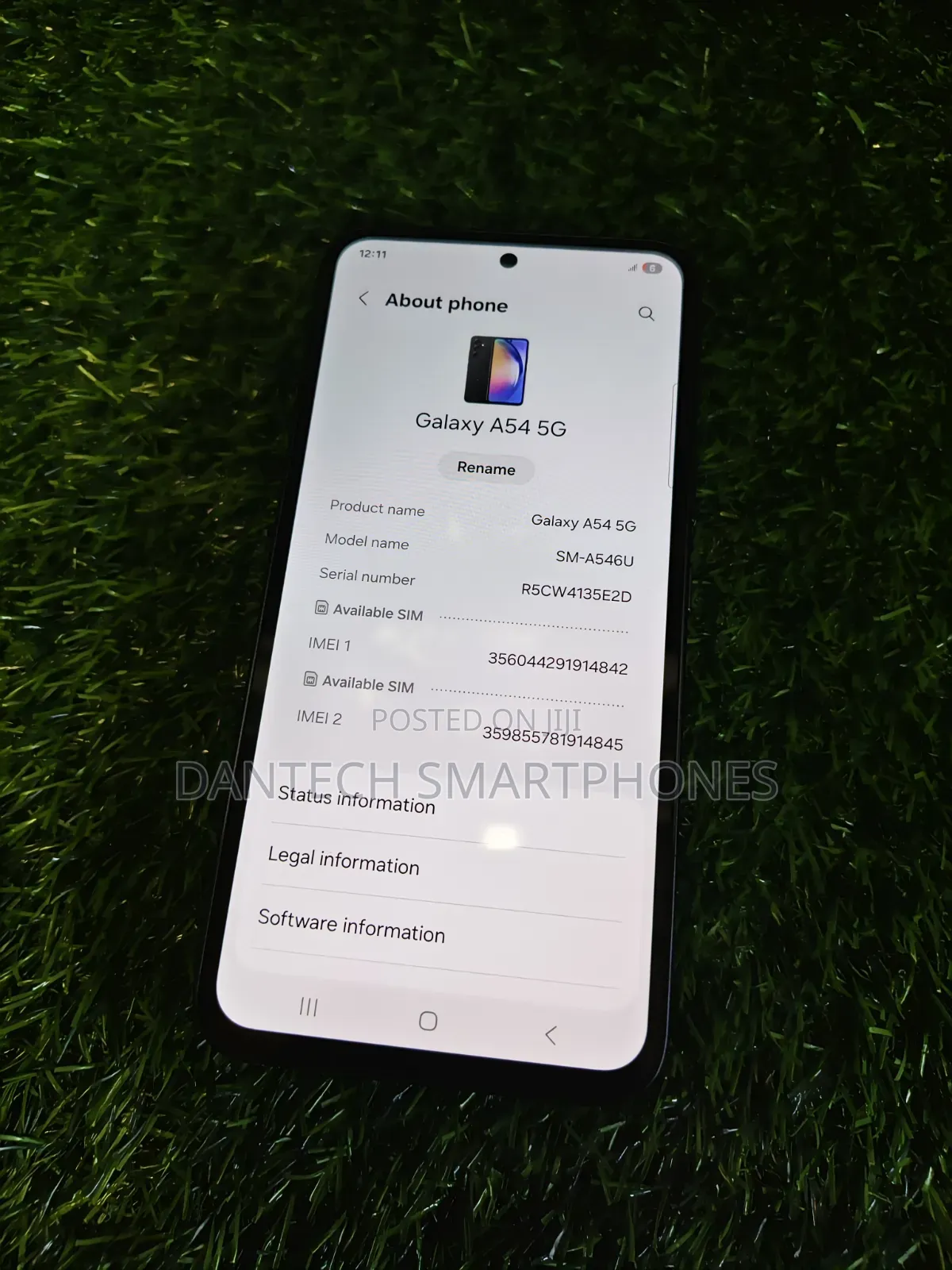 New Samsung Galaxy A54 5G 128 GB Gray