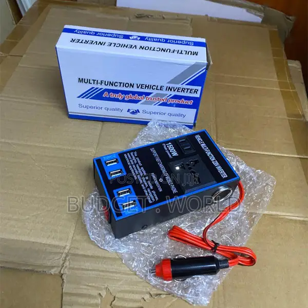 Portable 1500w Vehicle Power Inverter With Multiple Device Support