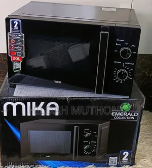 Black 20 Litres Mika Manual Microwave