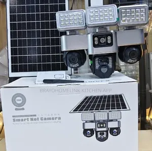 *4g Triple Lens Solar PTZ Camera With Light*