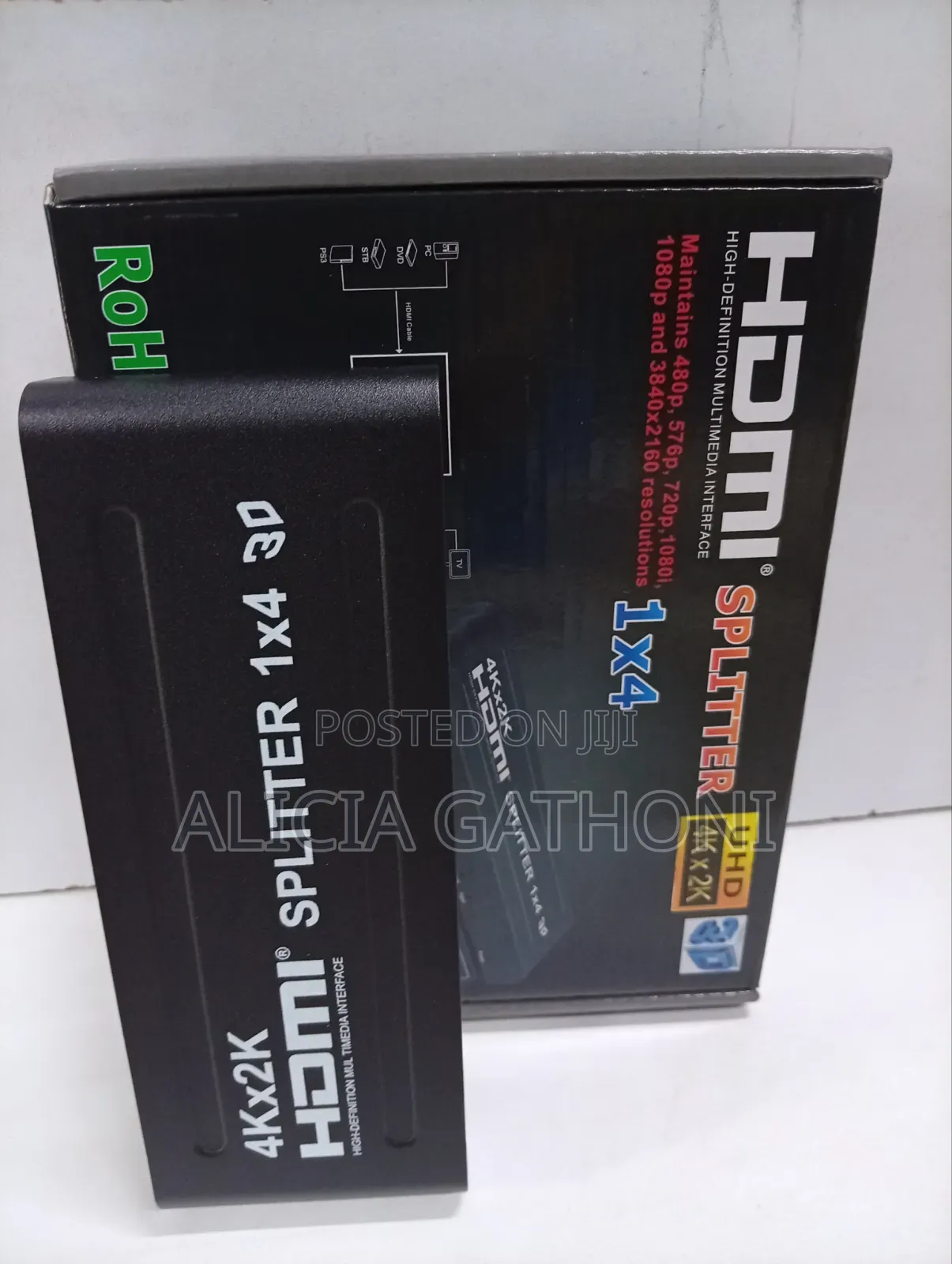Splitter 1x4 (Uhd4kx2k)3d New