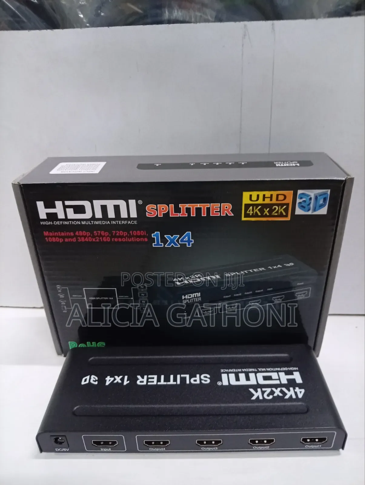 Splitter 1x4 (Uhd4kx2k)3d New