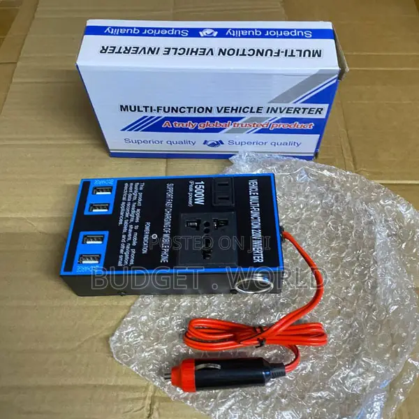 1500w Car Inverter Charger With Multi-Device Charging Capability