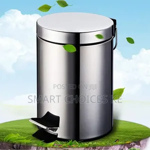 Stainless Steel Pedal Dustbin With Plastic Inner Bucket
