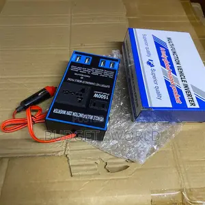 1500w Portable Car Inverter With Compact Multifunction Design