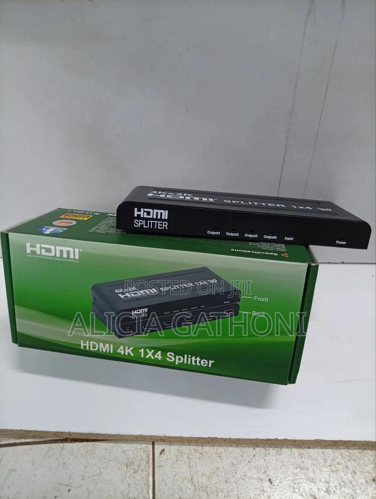 Splitter Hdmi 1x4 () (Green)