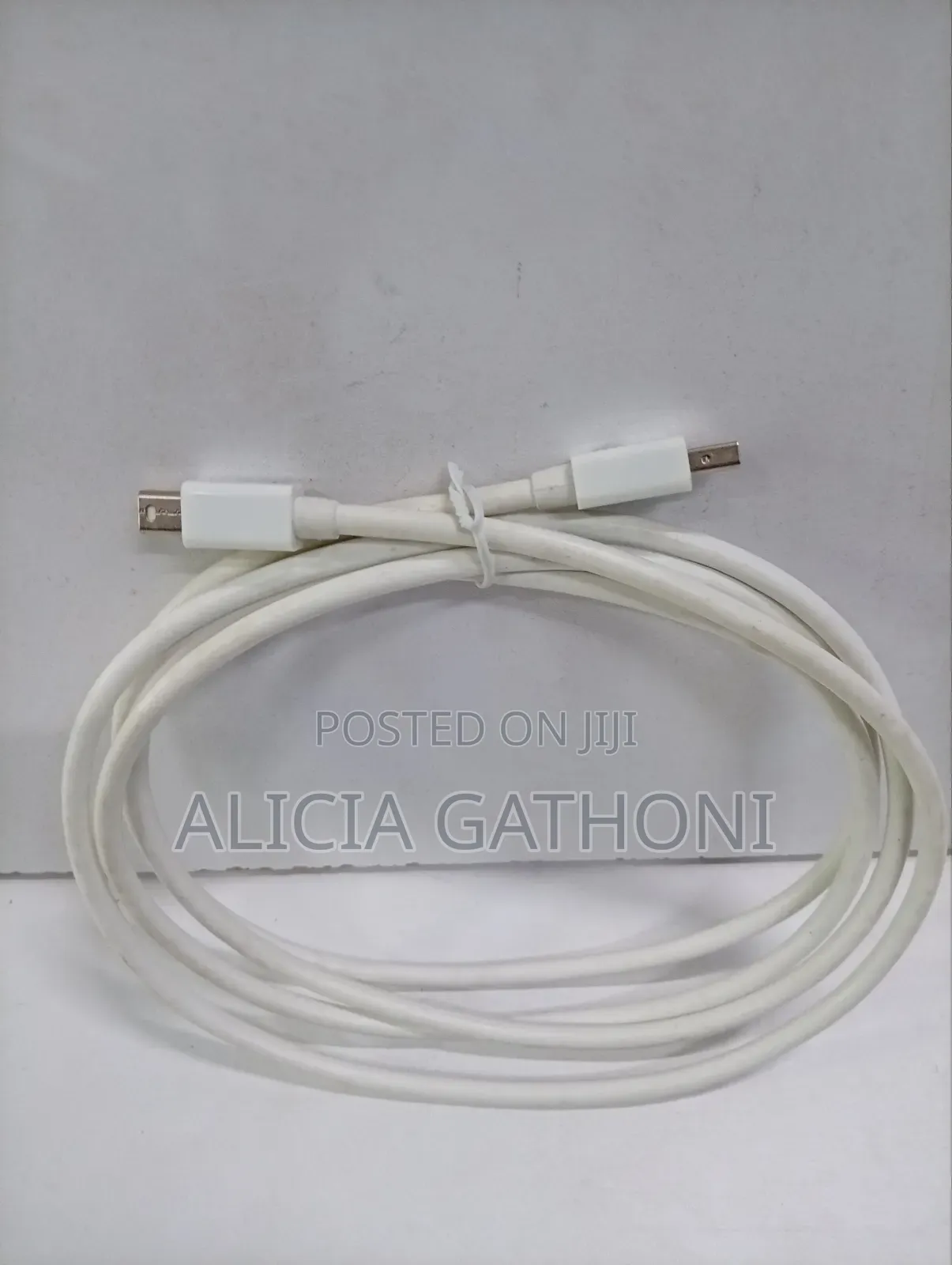 Mini Display Port to Mini Display Port 1.5 Meters Cable White