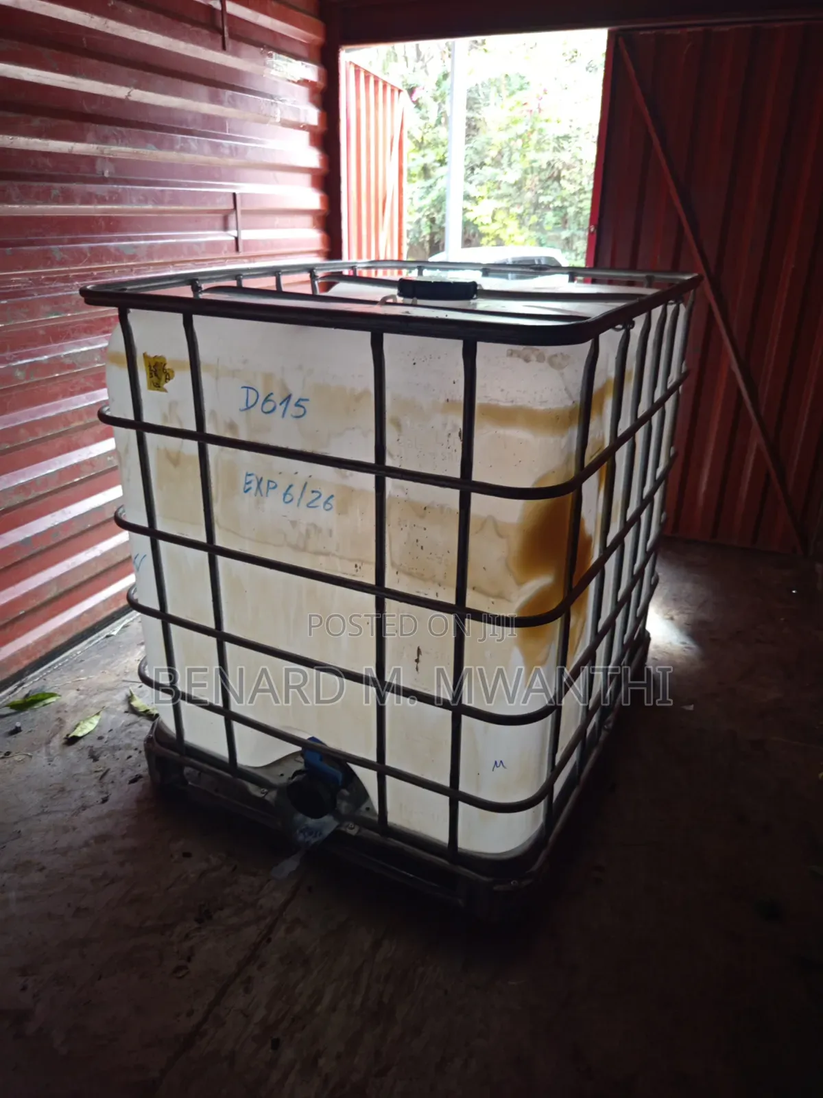 Tanks Steel Caged 1000litres