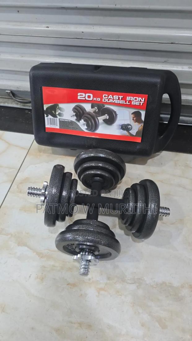 Dumbbell 20 KGS Full Set With Case