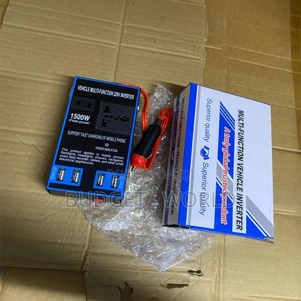 1500w Universal Car Inverter With Fast Charging Usb and Safety Feature