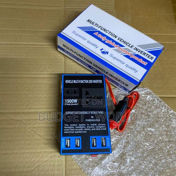 1500w Portable Vehicle Power Converter With Fast Device Charging