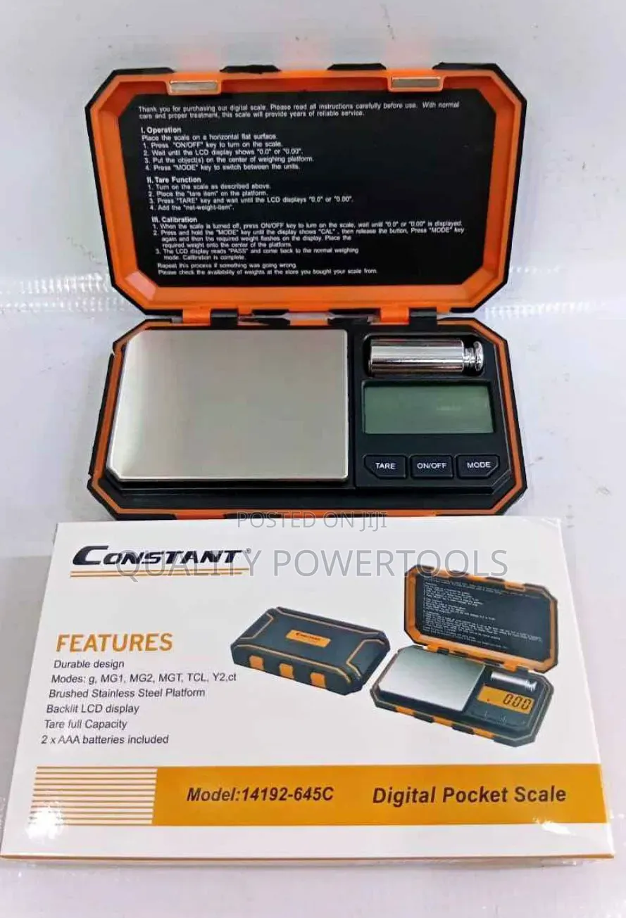 Heavy-Duty Constant Pocket Scale