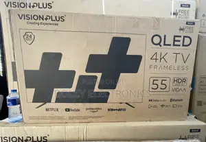 Vision Plus 55inch Frameless Qled Vidaa Tv