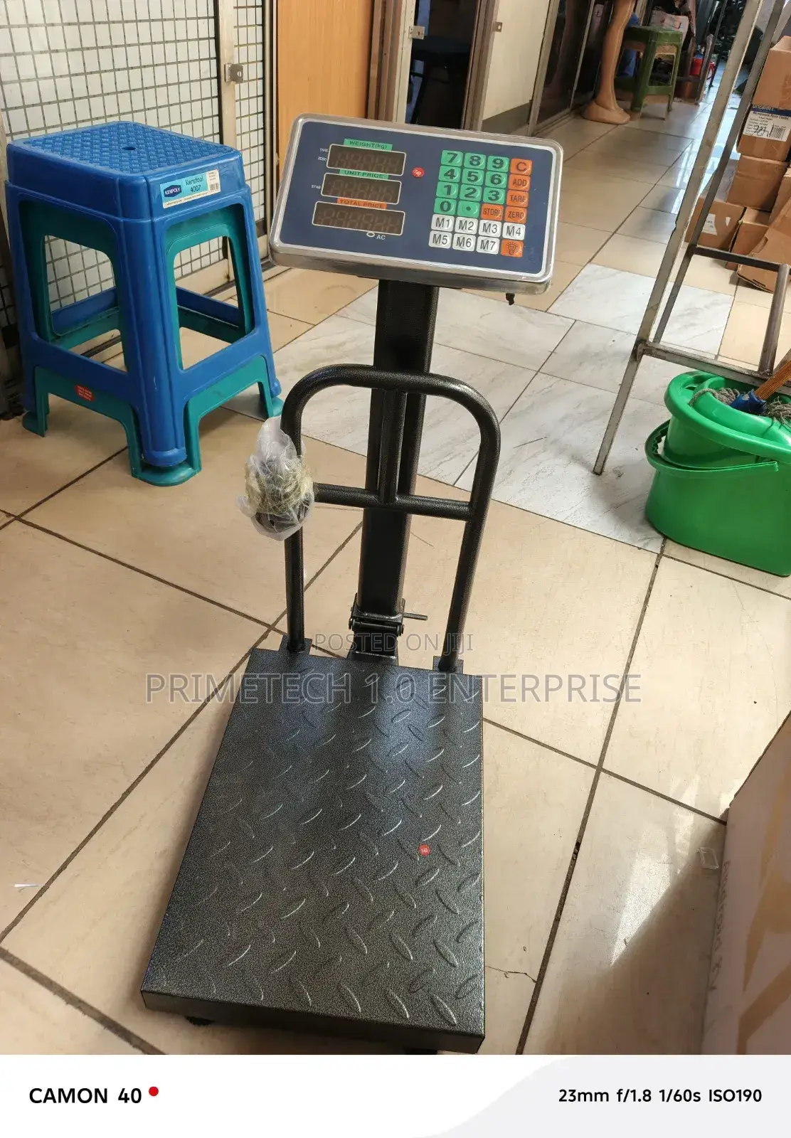 150kg Black Weighing Scale