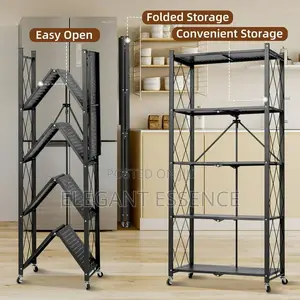 5 Layer Foldable Kitchen Rack