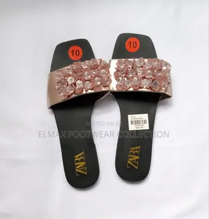 Zara Rose Gold Sandals