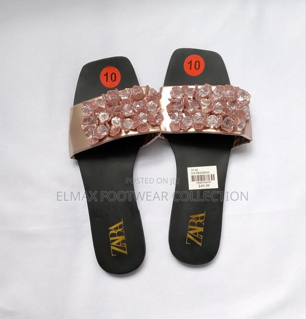 Zara Rose Gold Sandals