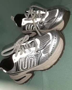 Silver Unisex Sneakers