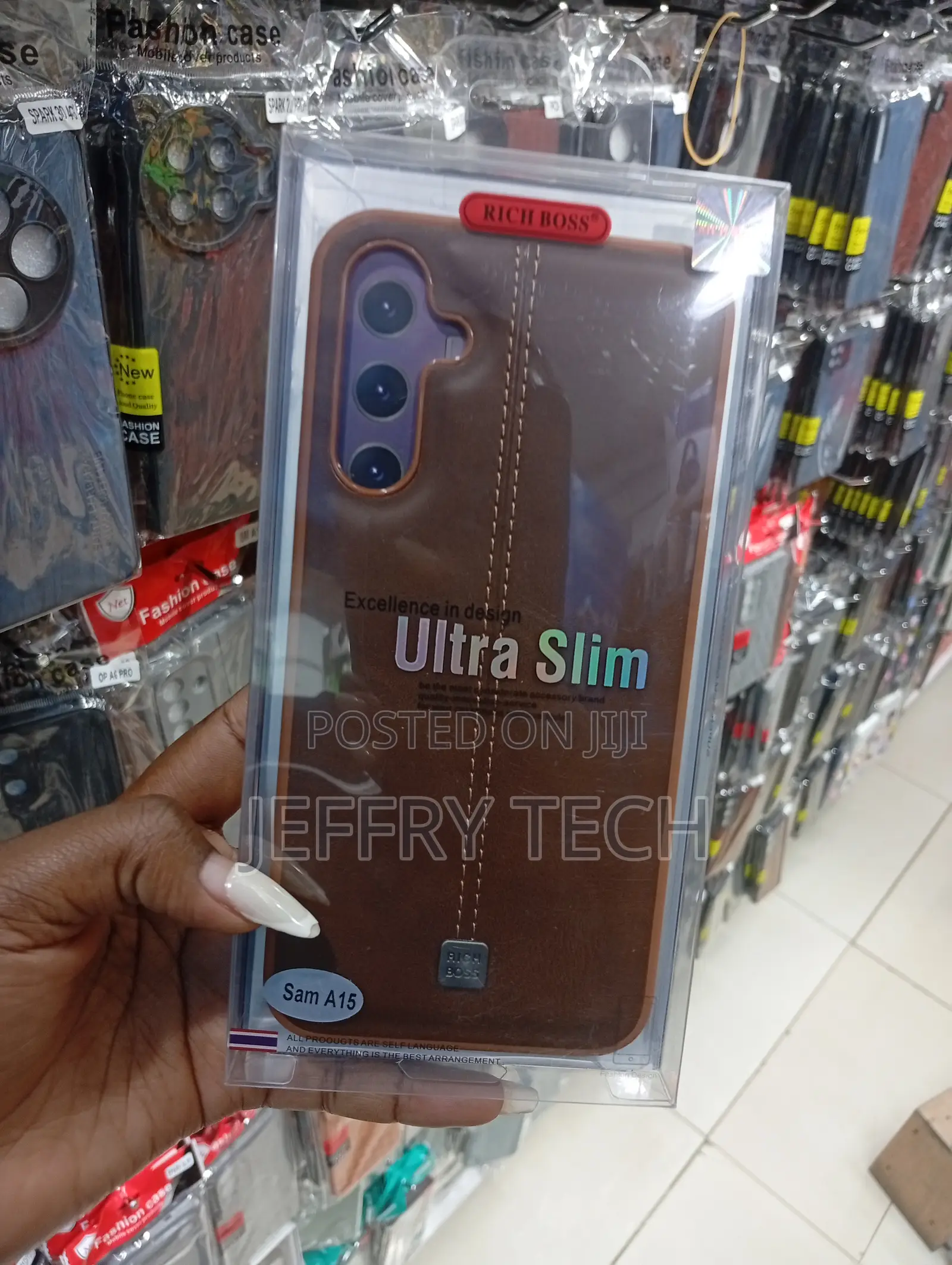 Samsung Galaxy A15 Synthetic Leather Phone Case