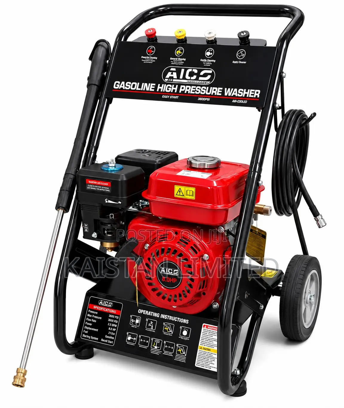 Aico Diesel High Pressure Washer – 3600 Psi