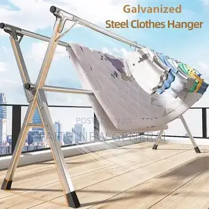 Stainless Steel Retractable Double Tier Folding Clothing Drying Rack
