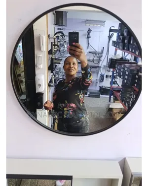 50cm by 50cm Round Mirror