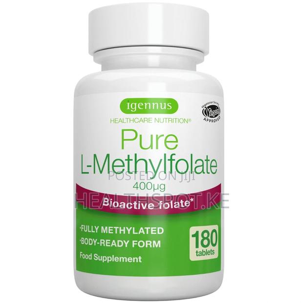 Igennus L-Methylfolate 400mcg – Active Folic Acid | 180 Tabs |Nairobi