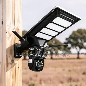 4g Motion Tracking Solar Camera With Security Led Solar Street Light