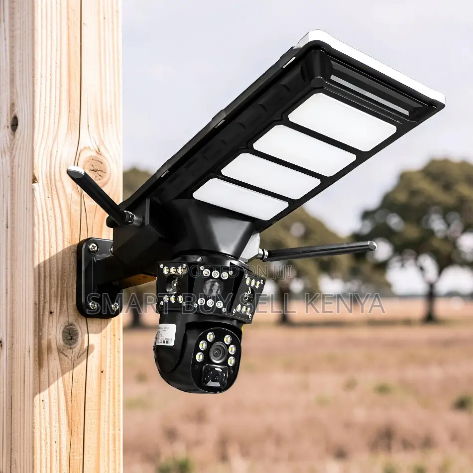 4g Motion Tracking Solar Camera With Security Led Solar Street Light