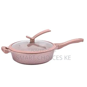 Diamond Nonstick Pan With Lid