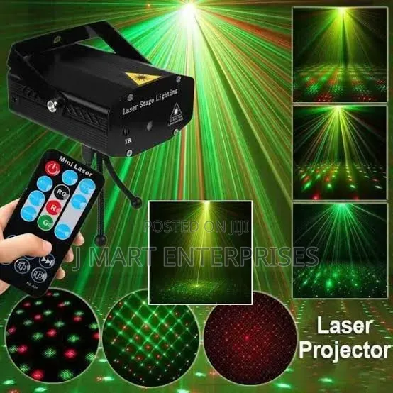 Mini Laser Projector Lights Stage Lighting Sound Activated