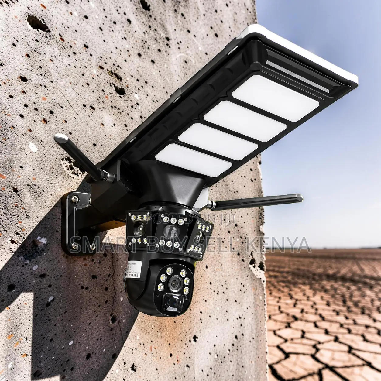 4g Remote Control Solar Camera With Outdoor Led Solar Street Light
