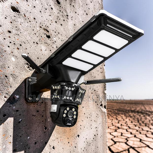 4g Remote Control Solar Camera With Outdoor Led Solar Street Light