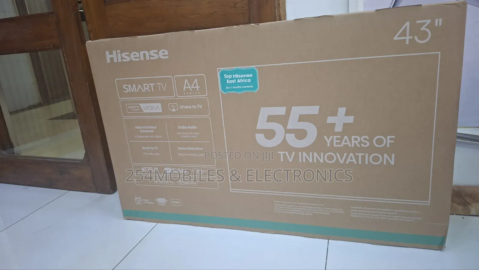 Hisense 43a4qken 43 Inch Smart Frameless Tv