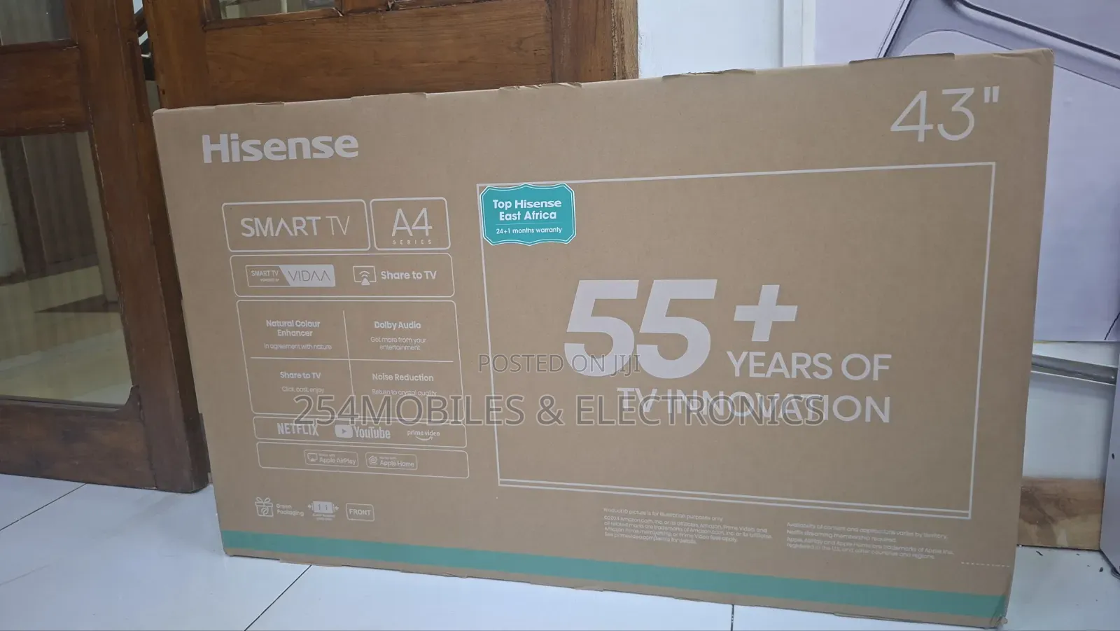 Hisense 43a4qken 43 Inch Smart Frameless Tv