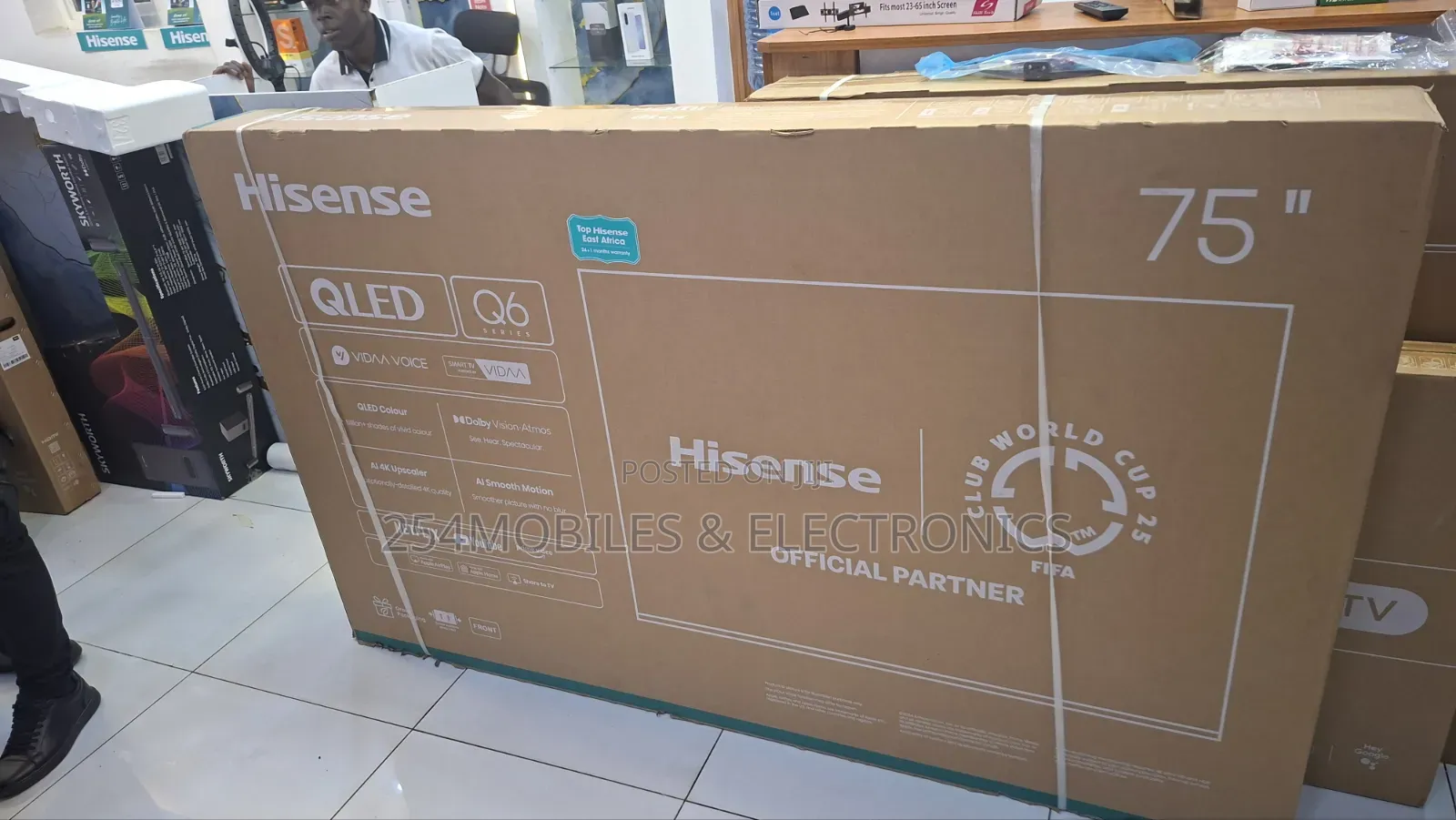 Hisense 75 Inch Qled Tv Q6 Series:75q6q