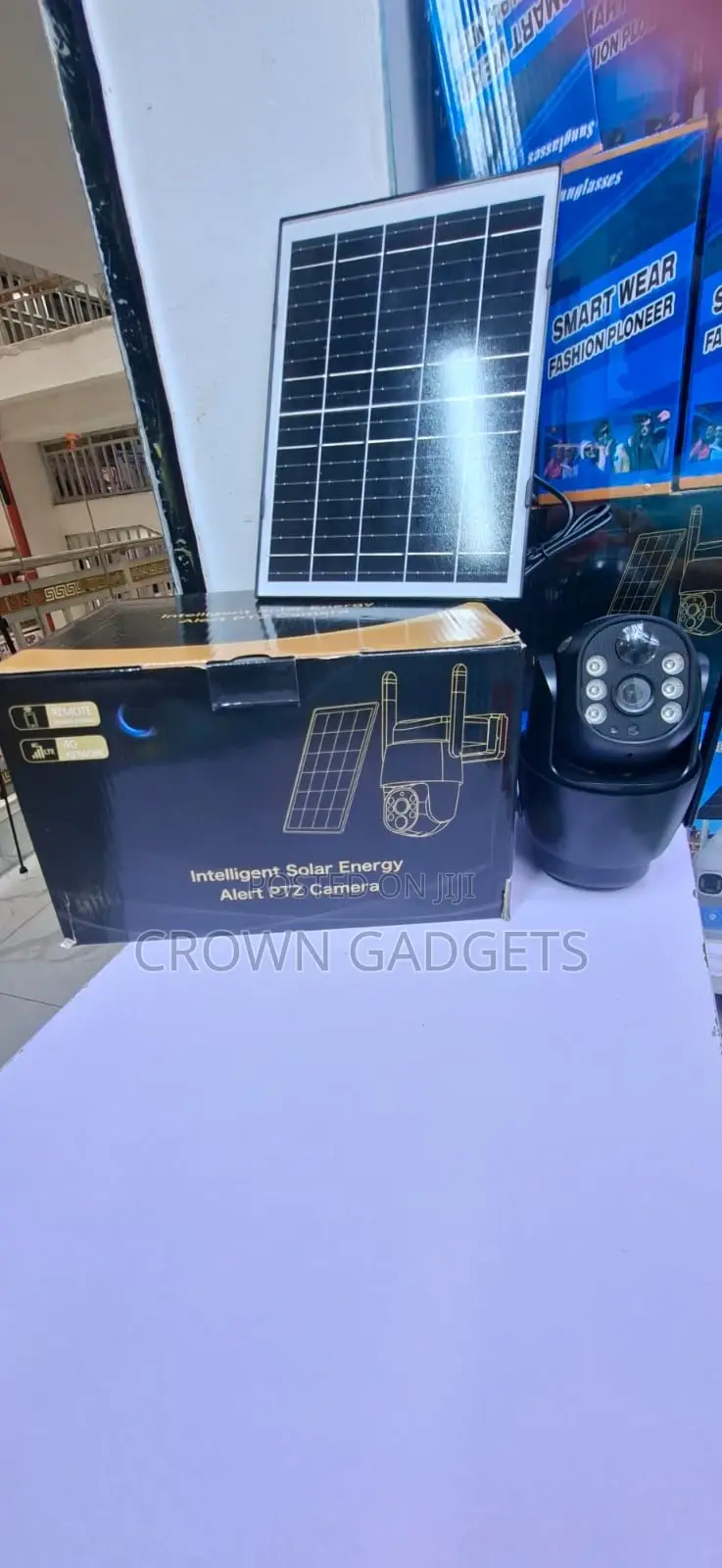 Solar Wifi PTZ Camera Outdoor Remote Monitoring CCTV