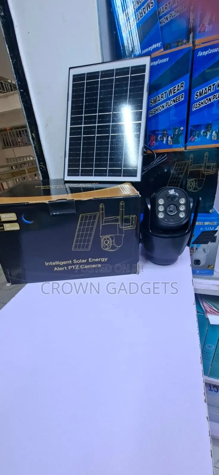 Solar Wifi PTZ Camera Outdoor Remote Monitoring CCTV