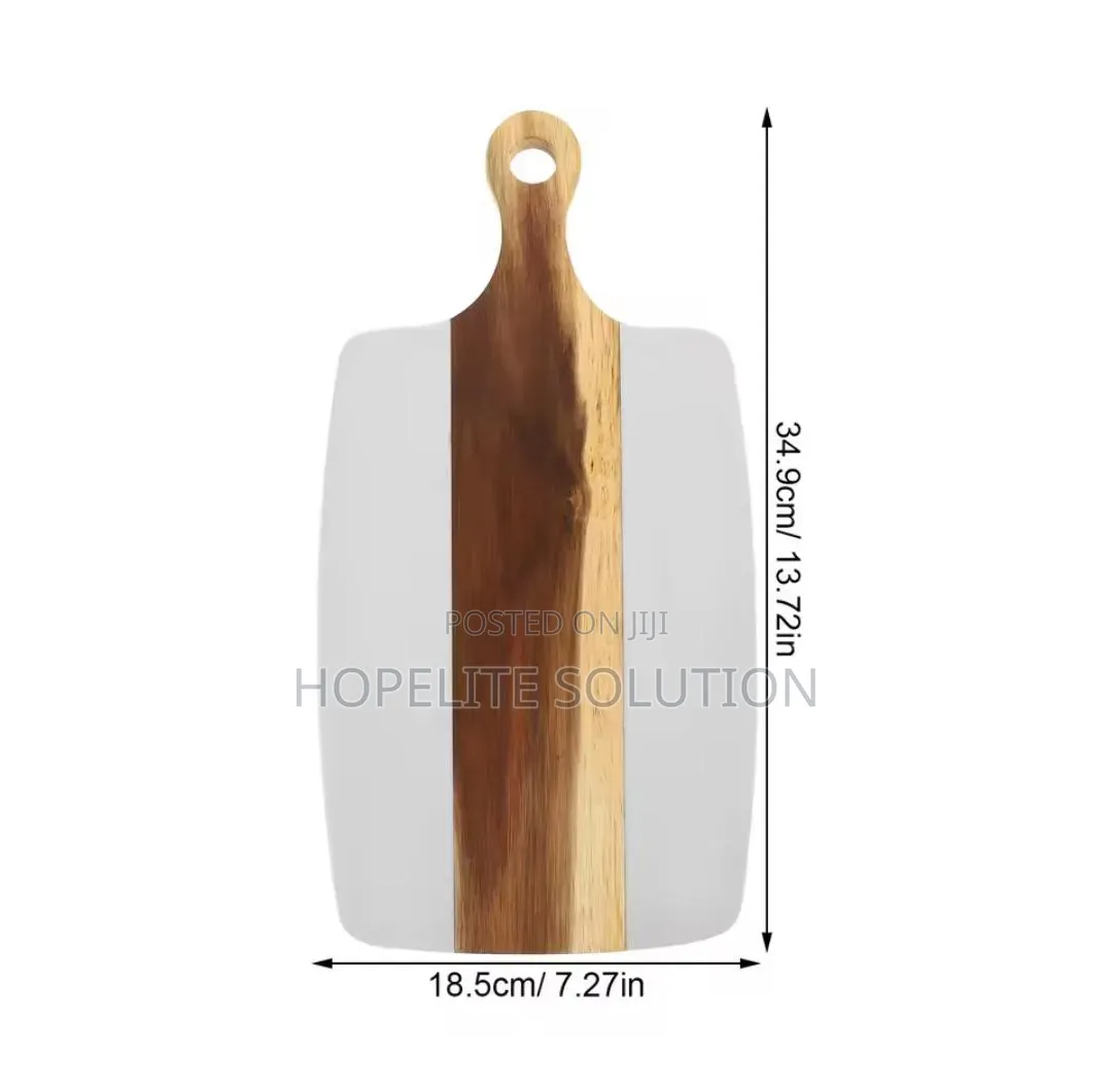 Cutting Marble Board Stone + Acacia or Serving Tray
