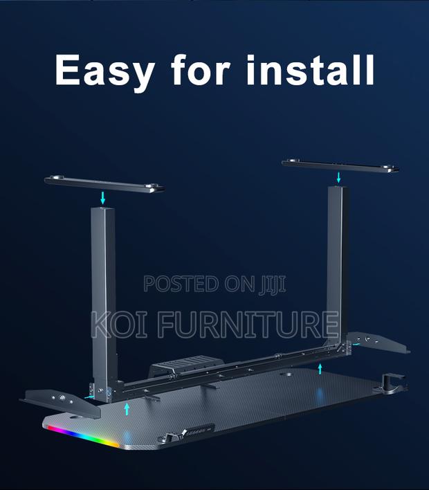 Office Desk; 1.8 Meters Adjustable Electric Home Gamers Computer Desk - thumbnail 4