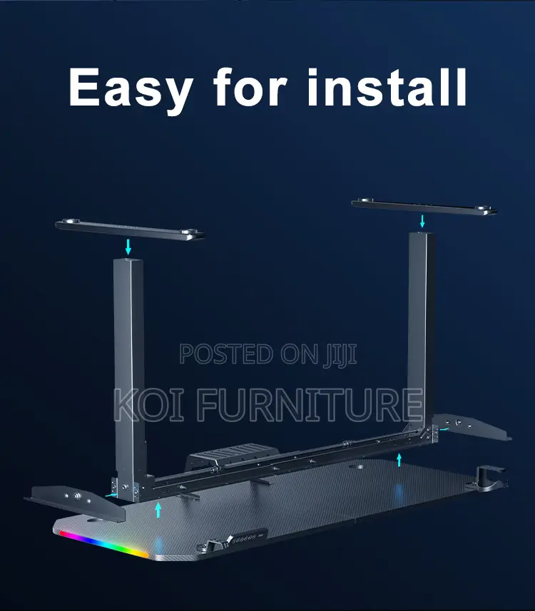 Office Desk; 1.8 Meters Adjustable Electric Home Gamers Computer Desk