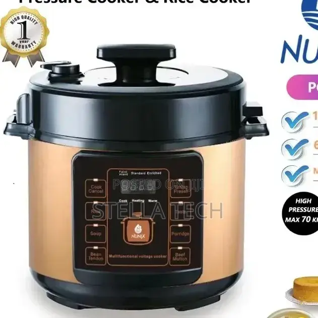 Nunix Pc-03 Electric Pressure Cooker