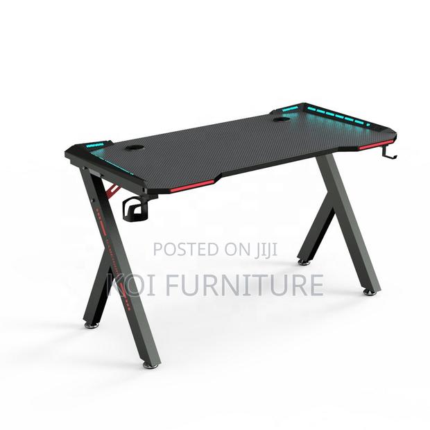 Office Desk; TSB Gaming Desk With Led Lightings - thumbnail 4